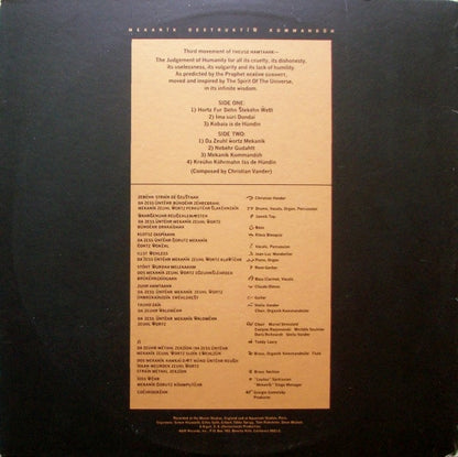 Magma (6) : Mekanïk Destruktïw Kommandöh (LP, Album, Gat)