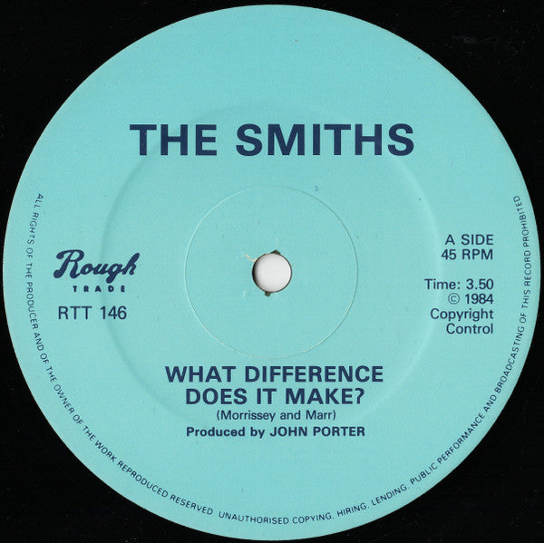 The Smiths : What Difference Does It Make? (12", Single, 2nd)