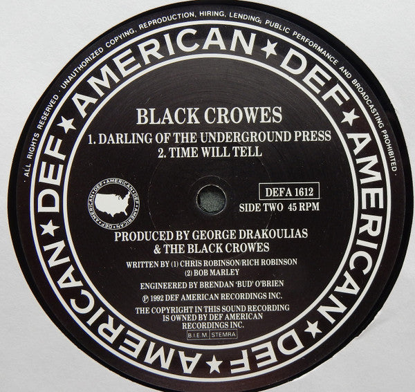 The Black Crowes : Remedy (12", Ltd, Met)