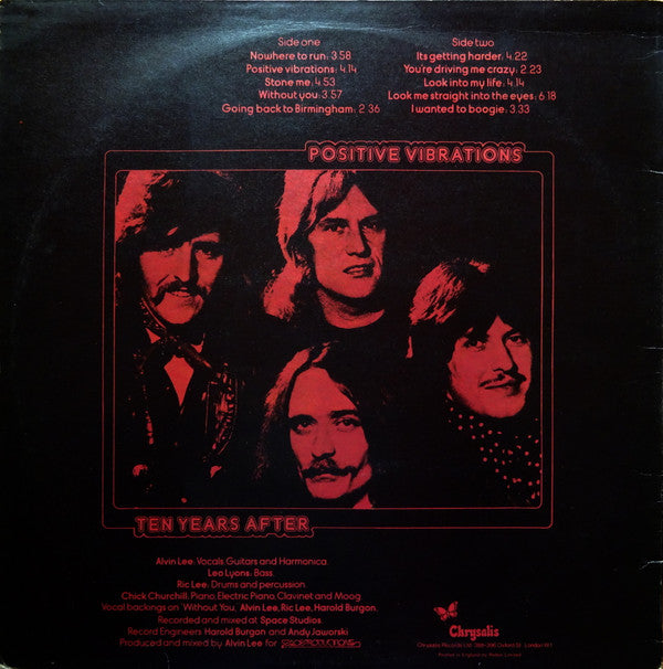 Ten Years After : Positive Vibrations (LP, Album)