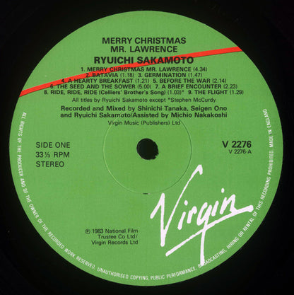 Ryuichi Sakamoto : Merry Christmas, Mr Lawrence (LP, Album)