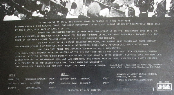 The Cramps : Gravest Hits (12", EP, CBS)