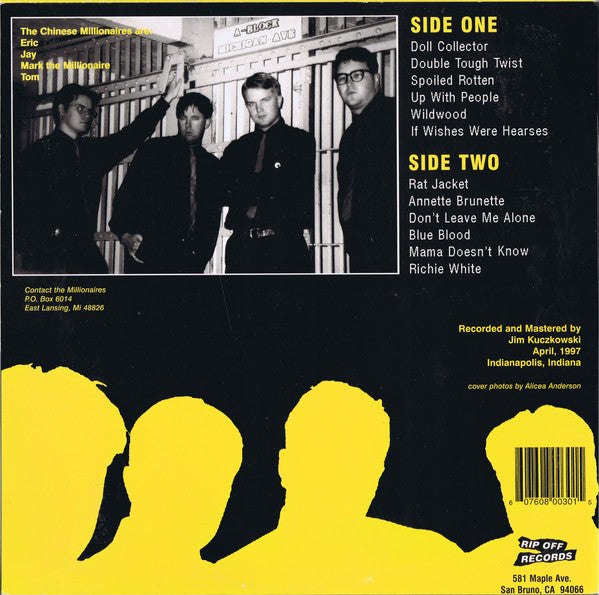 The Chinese Millionaires : Detroit Double Cross (LP, Album)