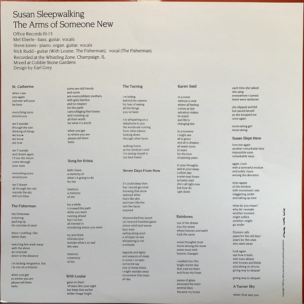 The Arms Of Someone New : Susan Sleepwalking (LP, Album)