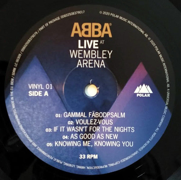 ABBA : Live At Wembley Arena (3xLP, Album, RE, 180)