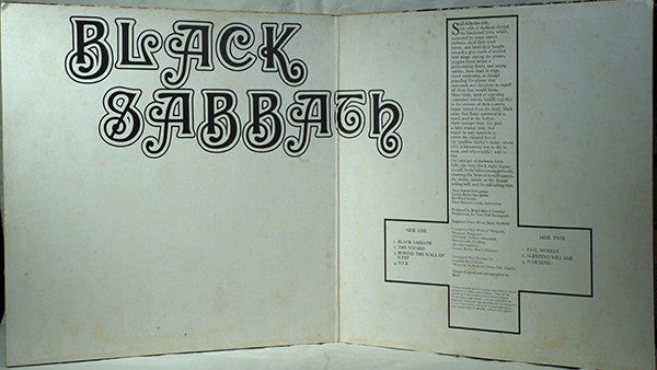 Black Sabbath : Black Sabbath (LP, Album, RE, Gat)