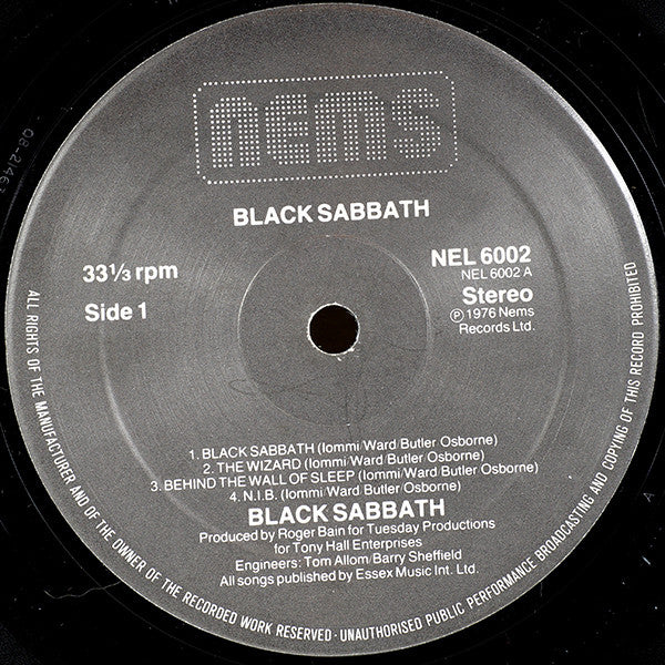 Black Sabbath : Black Sabbath (LP, Album, RE, Gat)