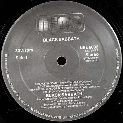 Black Sabbath : Black Sabbath (LP, Album, RE, Gat)