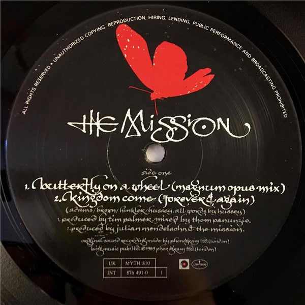 The Mission : Butterfly On A Wheel (10", Single + Box, Ltd, Num)