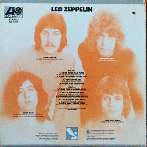 Led Zeppelin : Led Zeppelin (LP, Album, RE, RI )
