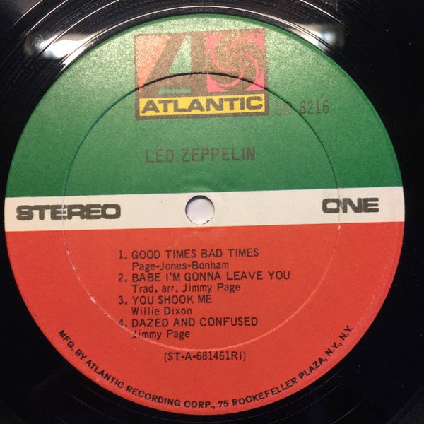 Led Zeppelin : Led Zeppelin (LP, Album, RE, RI )