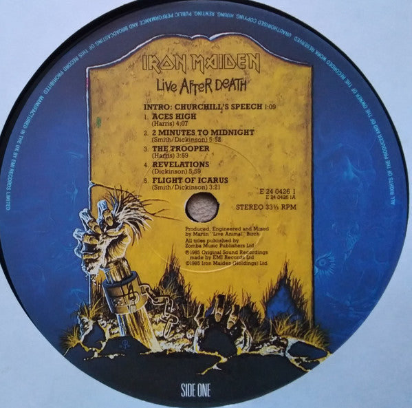 Iron Maiden : Live After Death (2xLP, Album, Sle)