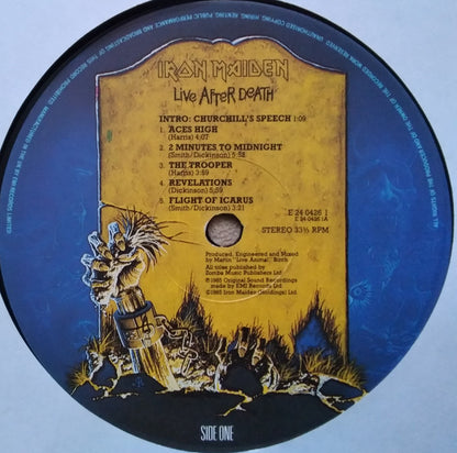 Iron Maiden : Live After Death (2xLP, Album, Sle)