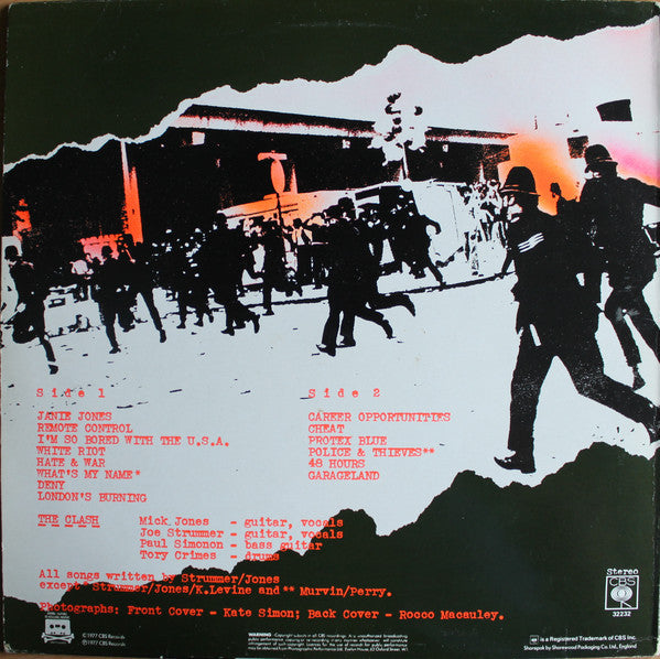 The Clash : The Clash (LP, Album, RE)