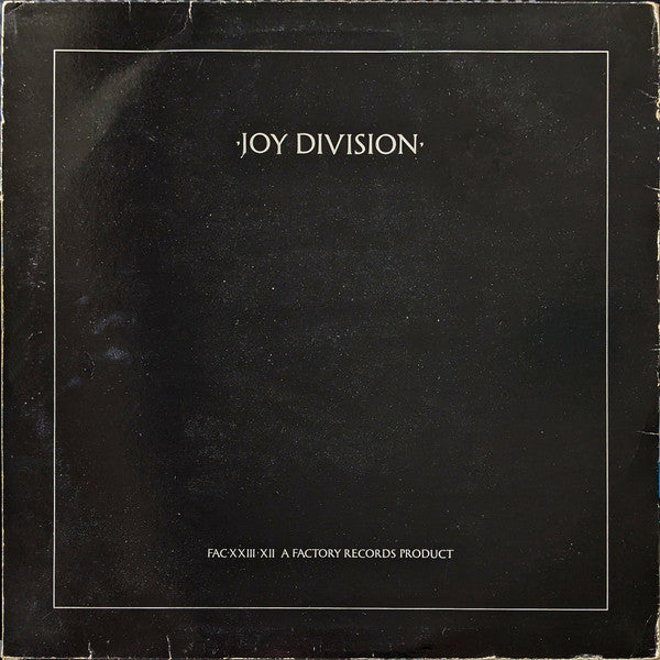 Joy Division : Love Will Tear Us Apart (12", Single, RP, A4/)