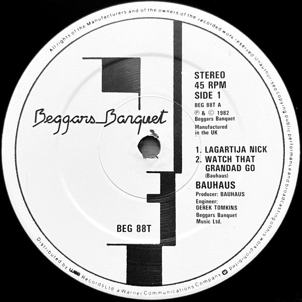 Bauhaus : Lagartija Nick (12", DAM)