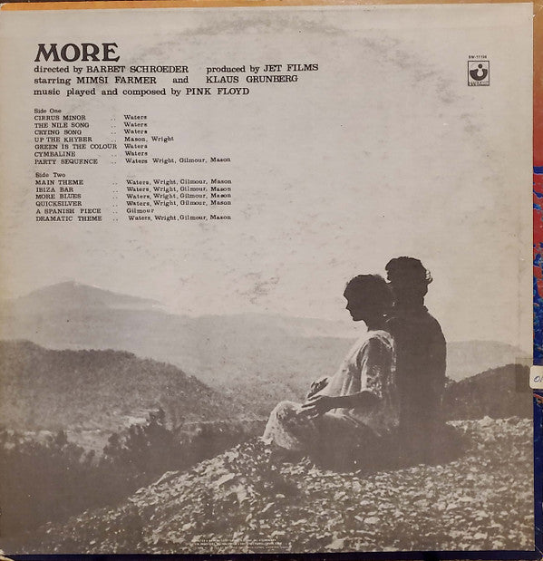 Pink Floyd : Soundtrack From The Film "More" (LP, Album, RE, Win)