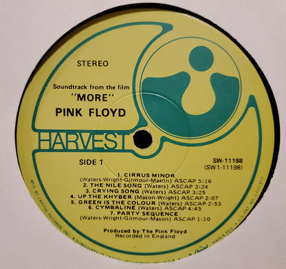 Pink Floyd : Soundtrack From The Film "More" (LP, Album, RE, Win)