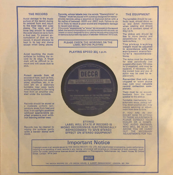 Thin Lizzy : The Continuing Saga Of The Ageing Orphans (LP, Comp)