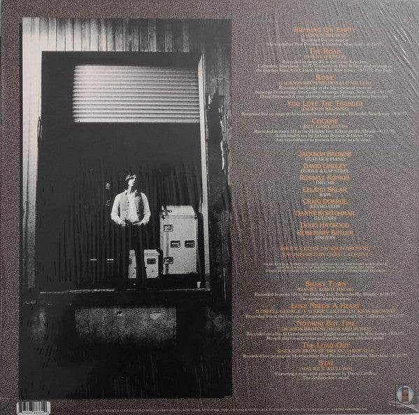Jackson Browne : Running On Empty (LP, Album, RE, RM)