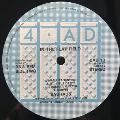 Bauhaus : In The Flat Field (LP, Album, Ʊto)