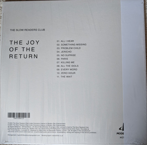 The Slow Readers Club : The Joy Of The Return (LP, Album, Ltd, Mag)