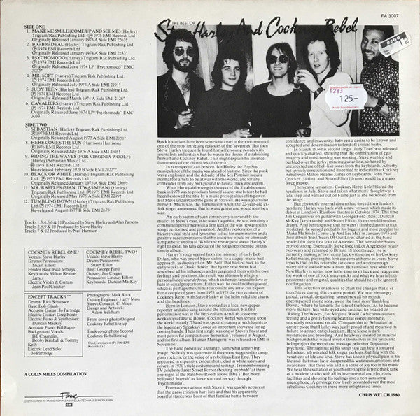 Steve Harley And Cockney Rebel* : The Best Of Steve Harley And Cockney Rebel (LP, Comp, RE)