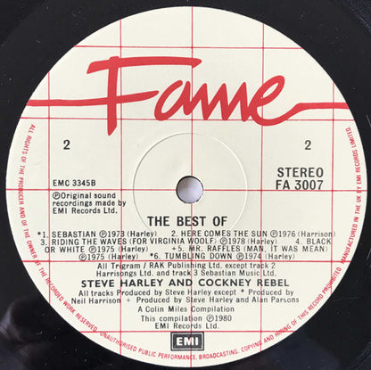Steve Harley And Cockney Rebel* : The Best Of Steve Harley And Cockney Rebel (LP, Comp, RE)