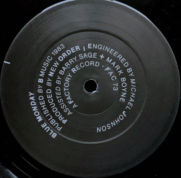 New Order : Blue Monday (12", Single, A2/)