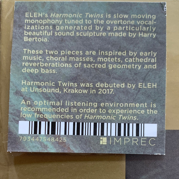 Eleh : Harmonic Twins (LP)