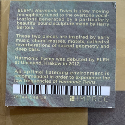 Eleh : Harmonic Twins (LP)