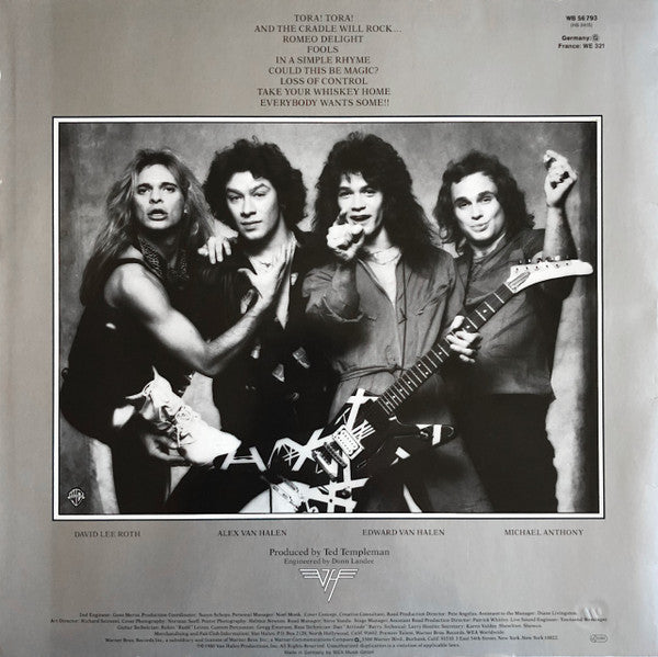 Van Halen : Women And Children First (LP, Album, RP)