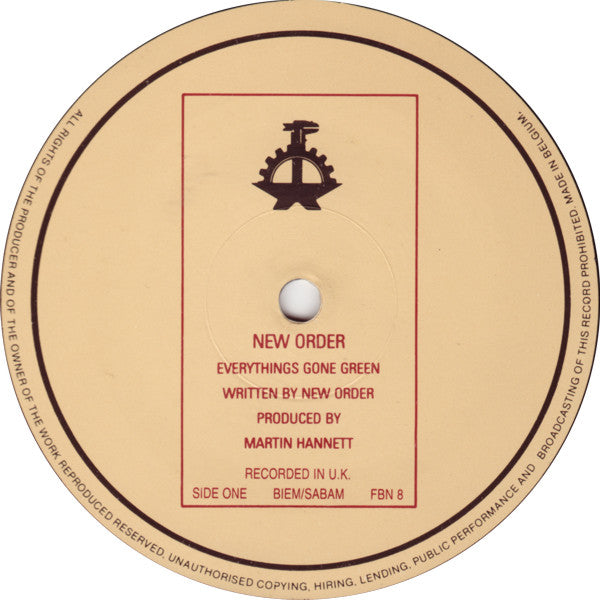 New Order : Everythings Gone Green (12", RE)
