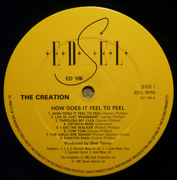The Creation (2) : How Does It Feel To Feel (LP, Comp)