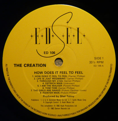 The Creation (2) : How Does It Feel To Feel (LP, Comp)