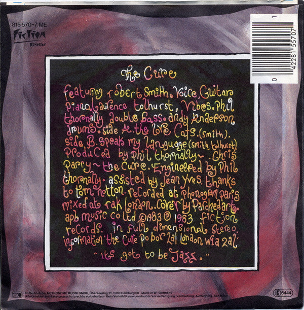 The Cure : The Love Cats (7", Single, Sil)