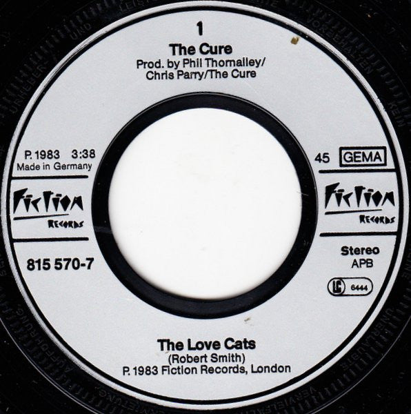 The Cure : The Love Cats (7", Single, Sil)