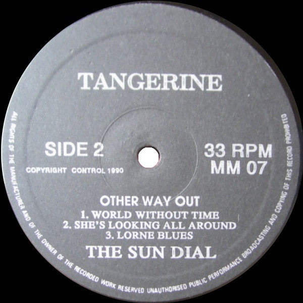 Sun Dial : Other Way Out (LP, Album)