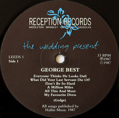 The Wedding Present : George Best (LP, Album, DMM)