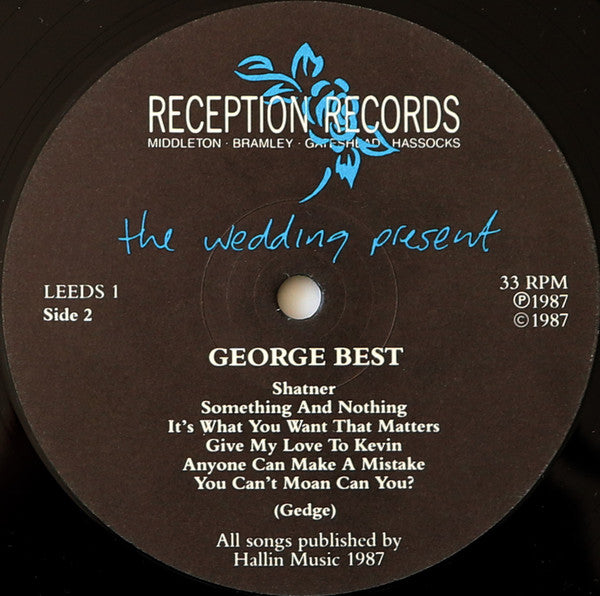 The Wedding Present : George Best (LP, Album, DMM)