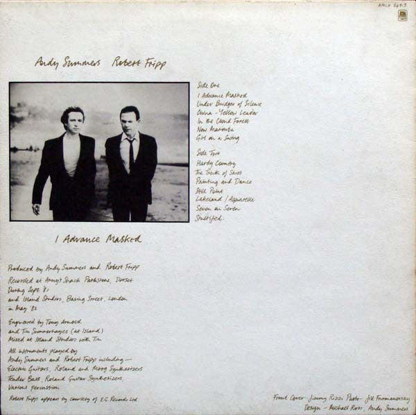 Andy Summers & Robert Fripp : I Advance Masked (LP, Album)