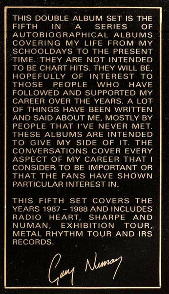 Gary Numan : Images - Nine & Ten (2xLP, Ltd)