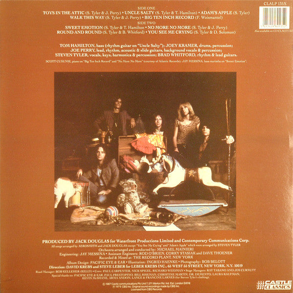 Aerosmith : Toys In The Attic (LP, Album, RE)