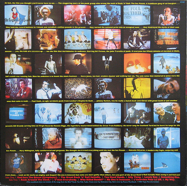 Sex Pistols : The Great Rock 'N' Roll Swindle (LP, Comp, Boo)