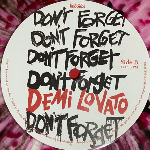 Demi Lovato : Don't Forget (LP, Album, Ltd, Cle)
