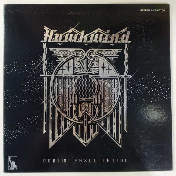 Hawkwind : Doremi Fasol Latido (LP, Album, Promo, Pin)