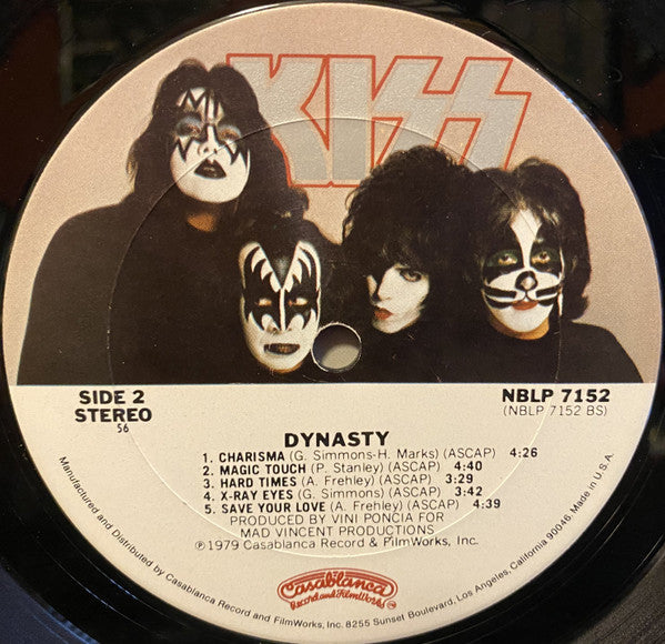 Kiss : Dynasty (LP, Album, Pit)