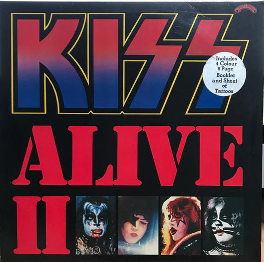 Kiss : Alive II (2xLP, Album, Dar)