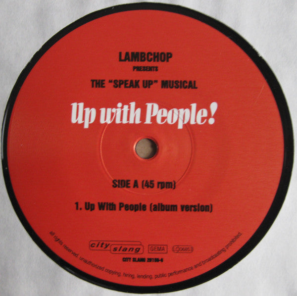 Lambchop : The "Speak Up" Musical - Up With People! (12")