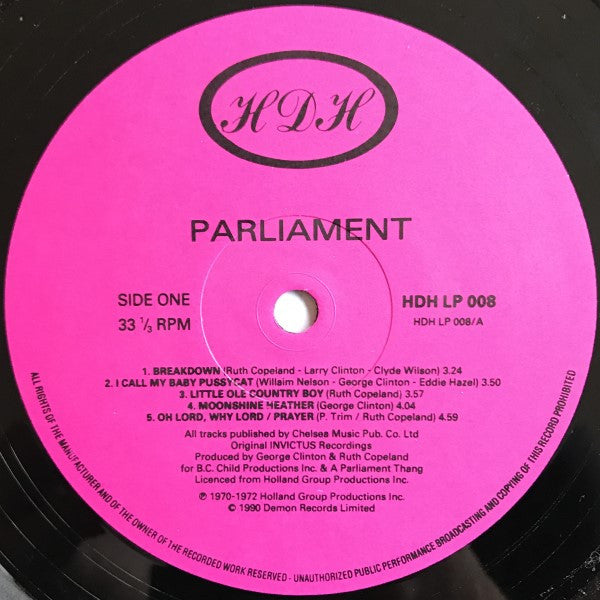Parliament : Rhenium (LP, Album, Comp)
